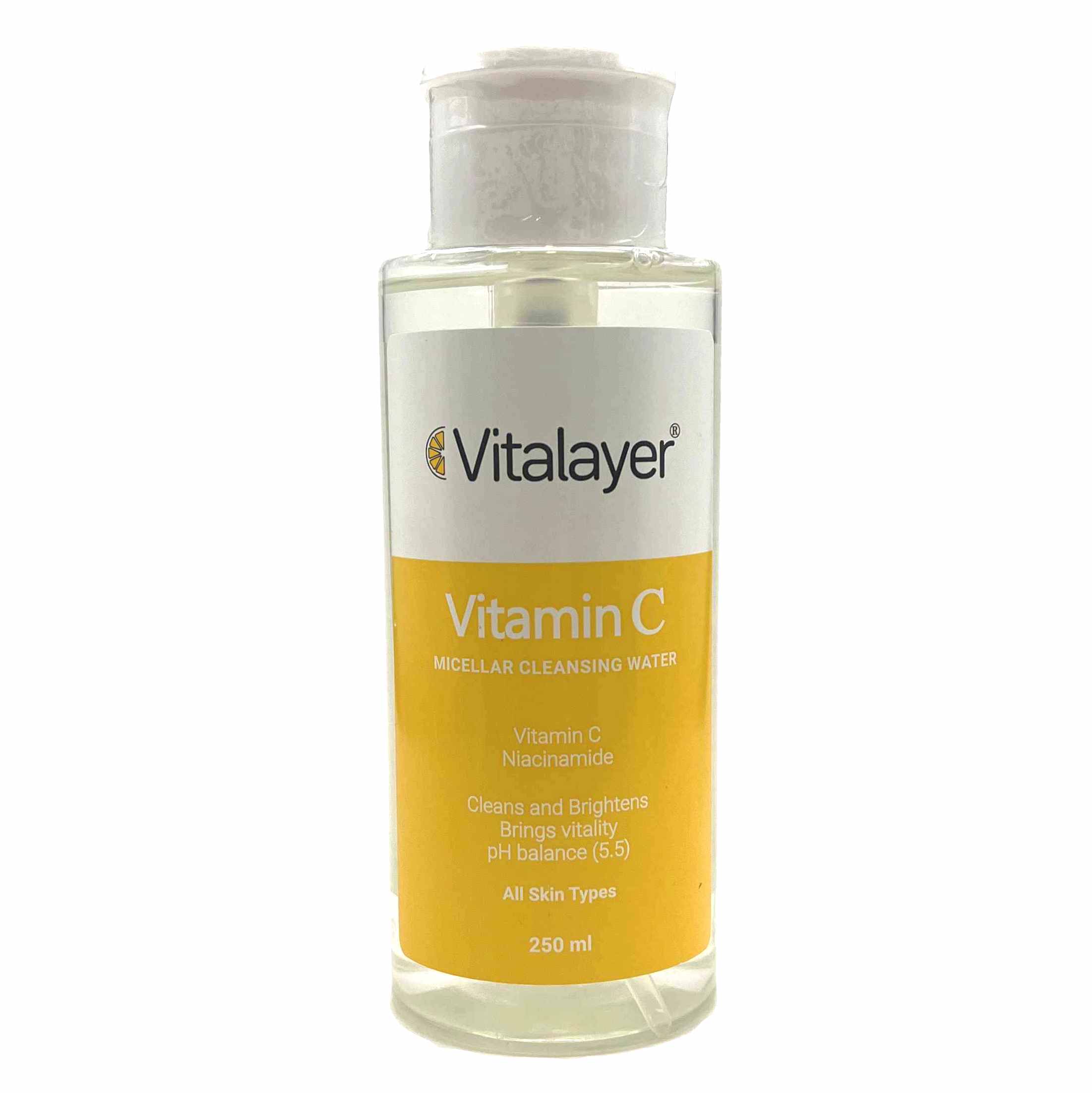 محلول پاک کننده آرایش ویتامین سی ویتالیر Vitalayer